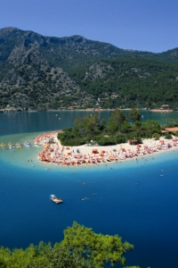 The lagoon at Oludeniz near Fethiye, Turkey